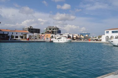 Kıbrıs'ta güzel Limasol Marina