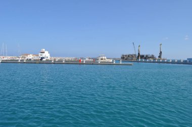 Kıbrıs'ta güzel Limasol Marina