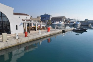 Kıbrıs'ta güzel Limasol Marina