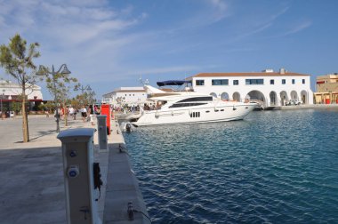 Kıbrıs'ta güzel Limasol Marina