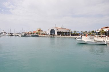 Kıbrıs'ta güzel Limasol Marina