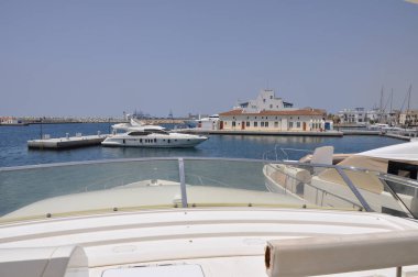Kıbrıs'ta güzel Limasol Marina