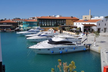 Kıbrıs'ta güzel Limasol Marina