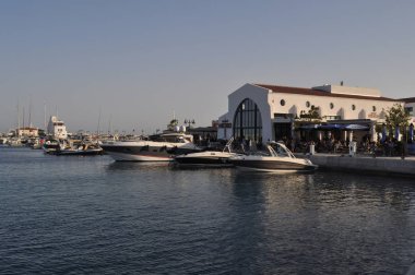 Kıbrıs'ta güzel Limasol Marina