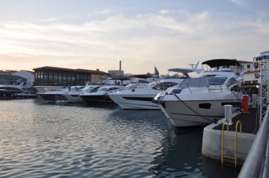 Kıbrıs'ta güzel Limasol Marina