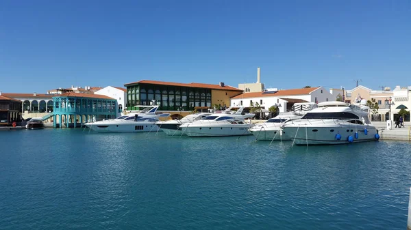 Hermoso Puerto Deportivo Limassol Chipre —  Fotos de Stock