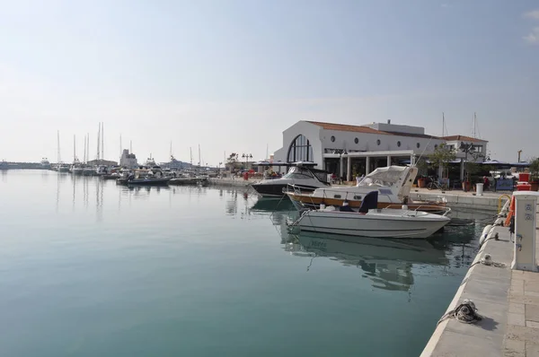 塞浦路斯美丽的利马索尔码头 — 图库照片