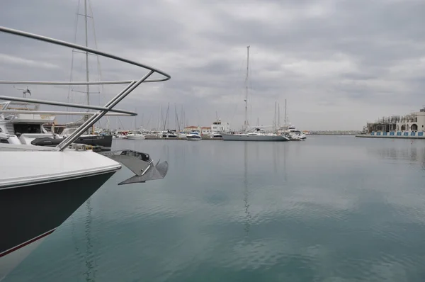 Kıbrıs Güzel Limasol Marina — Stok fotoğraf