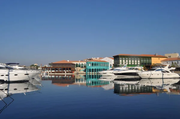 Gyönyörű Limassol Marina Cipruson — Stock Fotó