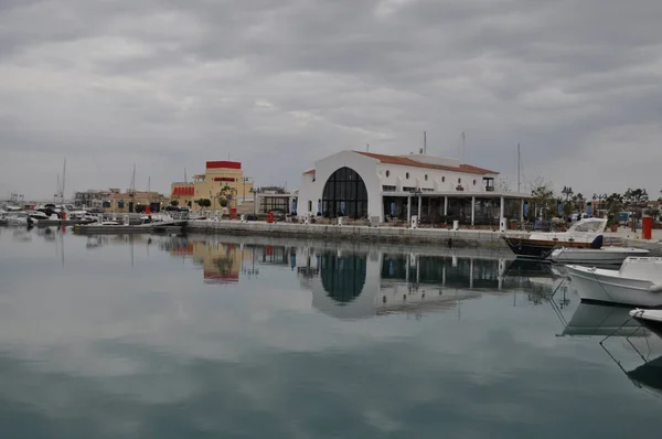 Krásná Limassolská Marina Kypru — Stock fotografie