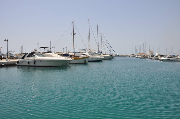 The beautiful Limassol Marina in Cyprus