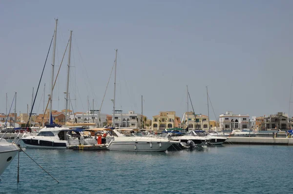 Hermoso Puerto Deportivo Limassol Chipre — Foto de Stock