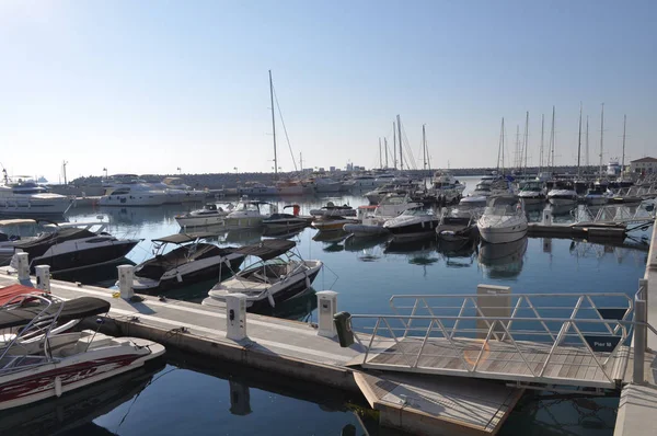 Gyönyörű Limassol Marina Cipruson — Stock Fotó