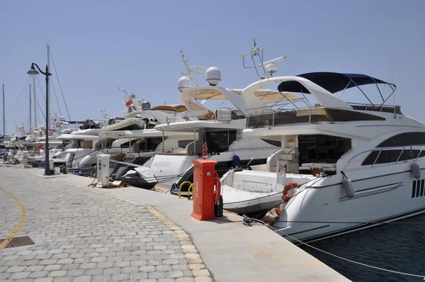 Kıbrıs Güzel Limasol Marina — Stok fotoğraf