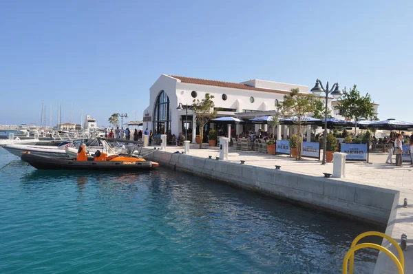 Kıbrıs Güzel Limasol Marina — Stok fotoğraf