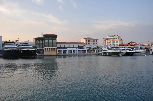 Bela Marina Limassol Chipre — Fotografia de Stock