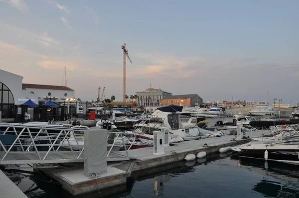Piękna Przystań Limassol Cyprze — Zdjęcie stockowe