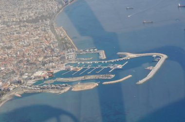 Kıbrıs'ta güzel Genel Bakış Limasol Marina