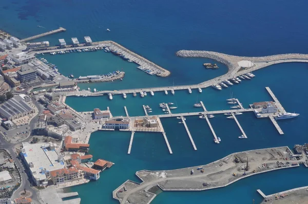Hermoso Panorama Limassol Marina Chipre — Foto de Stock
