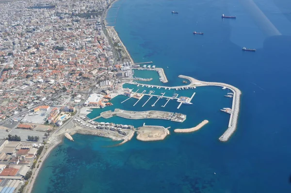 Die Schöne Übersicht Limassol Marina Zypern — Stockfoto