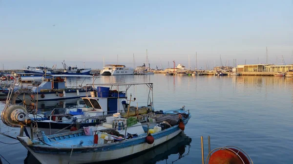 Όμορφο Παλιό Λιμάνι Της Λεμεσού Στην Κύπρο — Φωτογραφία Αρχείου