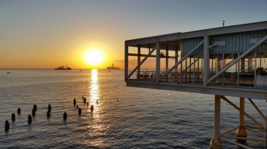 Kıbrıs'ta güzel Eski Port Limasol