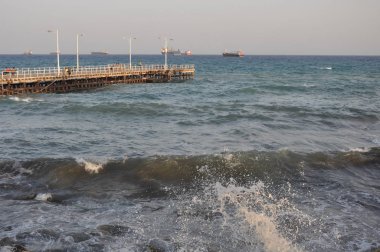 Kıbrıs'ta güzel Eski Port Limasol