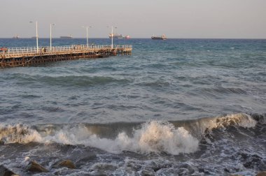 Kıbrıs'ta güzel Eski Port Limasol
