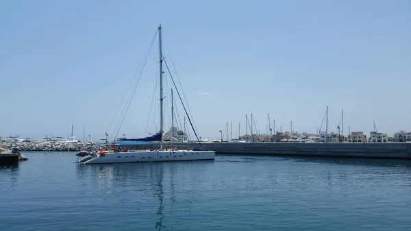 Красивий Старий Порт Лімассола Кіпрі — стокове фото