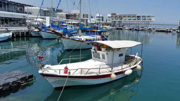 Hermoso Puerto Viejo Limassol Chipre — Foto de Stock