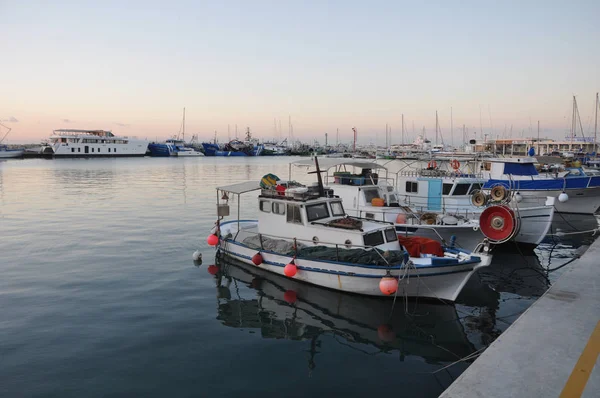 Όμορφο Παλιό Λιμάνι Της Λεμεσού Στην Κύπρο — Φωτογραφία Αρχείου