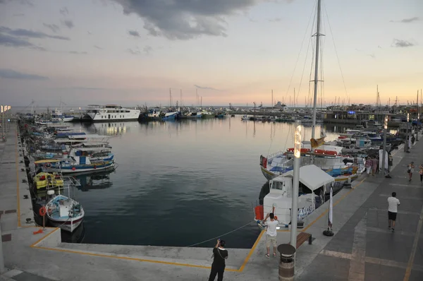 Kıbrıs Güzel Eski Port Limasol — Stok fotoğraf