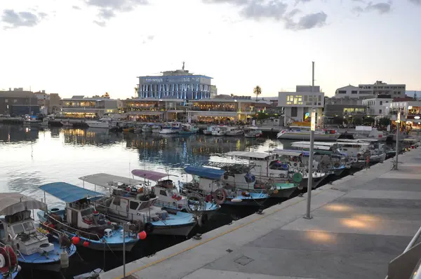 キプロスの美しい旧港リマソール — ストック写真