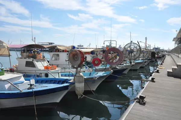 Kıbrıs Güzel Eski Port Limasol — Stok fotoğraf