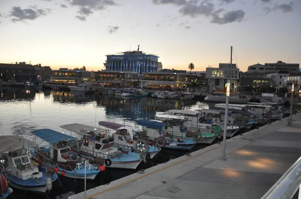 Kıbrıs Güzel Eski Port Limasol — Stok fotoğraf