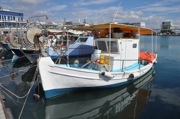 Hermoso Puerto Viejo Limassol Chipre — Foto de Stock