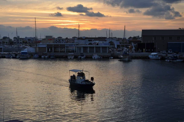 Krásný Starý Přístav Limassol Kypru — Stock fotografie