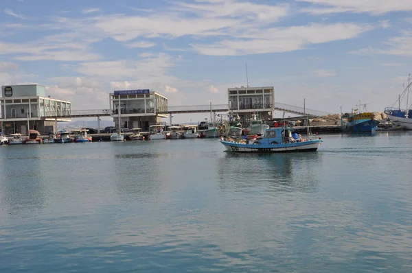 Piękny Stary Port Limassol Cyprze — Zdjęcie stockowe