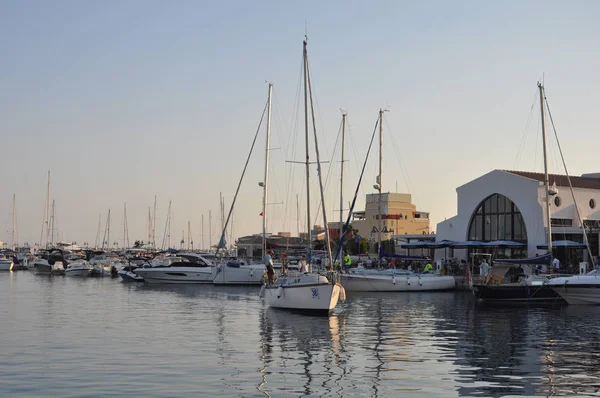 キプロスの美しい旧港リマソール — ストック写真