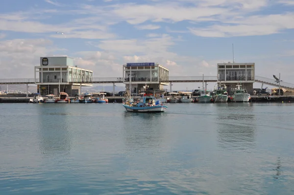 Kıbrıs Güzel Eski Port Limasol — Stok fotoğraf