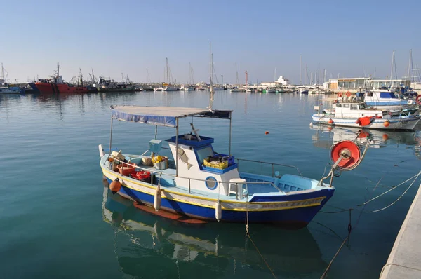 Hermoso Puerto Viejo Limassol Chipre — Foto de Stock