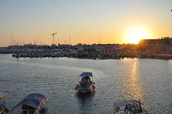 Kıbrıs Güzel Eski Port Limasol — Stok fotoğraf