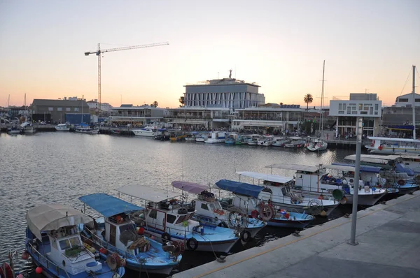 Piękny Stary Port Limassol Cyprze — Zdjęcie stockowe