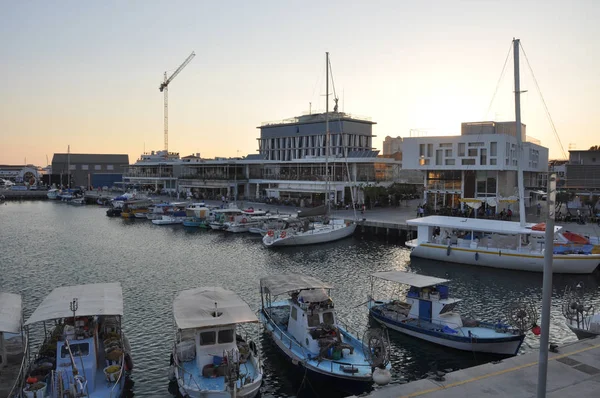 Красивий Старий Порт Лімассола Кіпрі — стокове фото