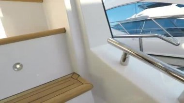 The beautiful Luxury yacht