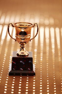 Altın trophy yakın çekim