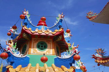 Antik mimari renk Dekoratif süsleme ile