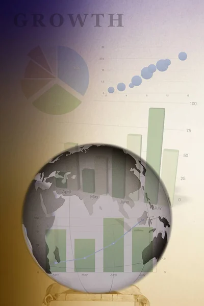 Concepto Crecimiento Inversión Empresarial Global —  Fotos de Stock