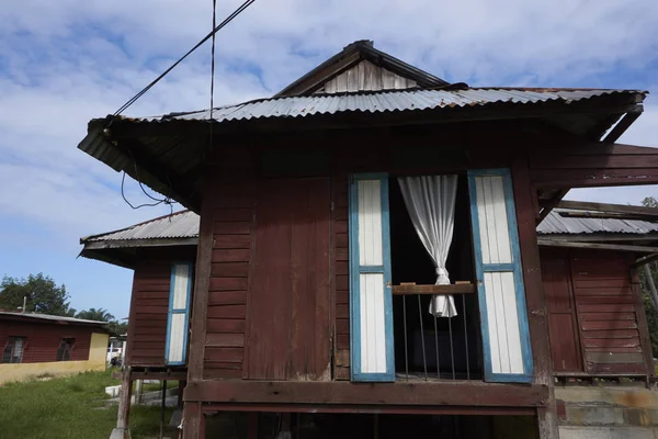Casa Malaia Velha Área Rural — Fotografia de Stock