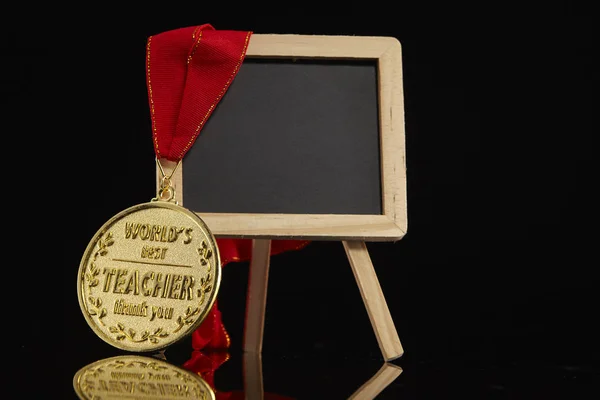 Golden Medal Mini Blackboard — Stock Photo, Image